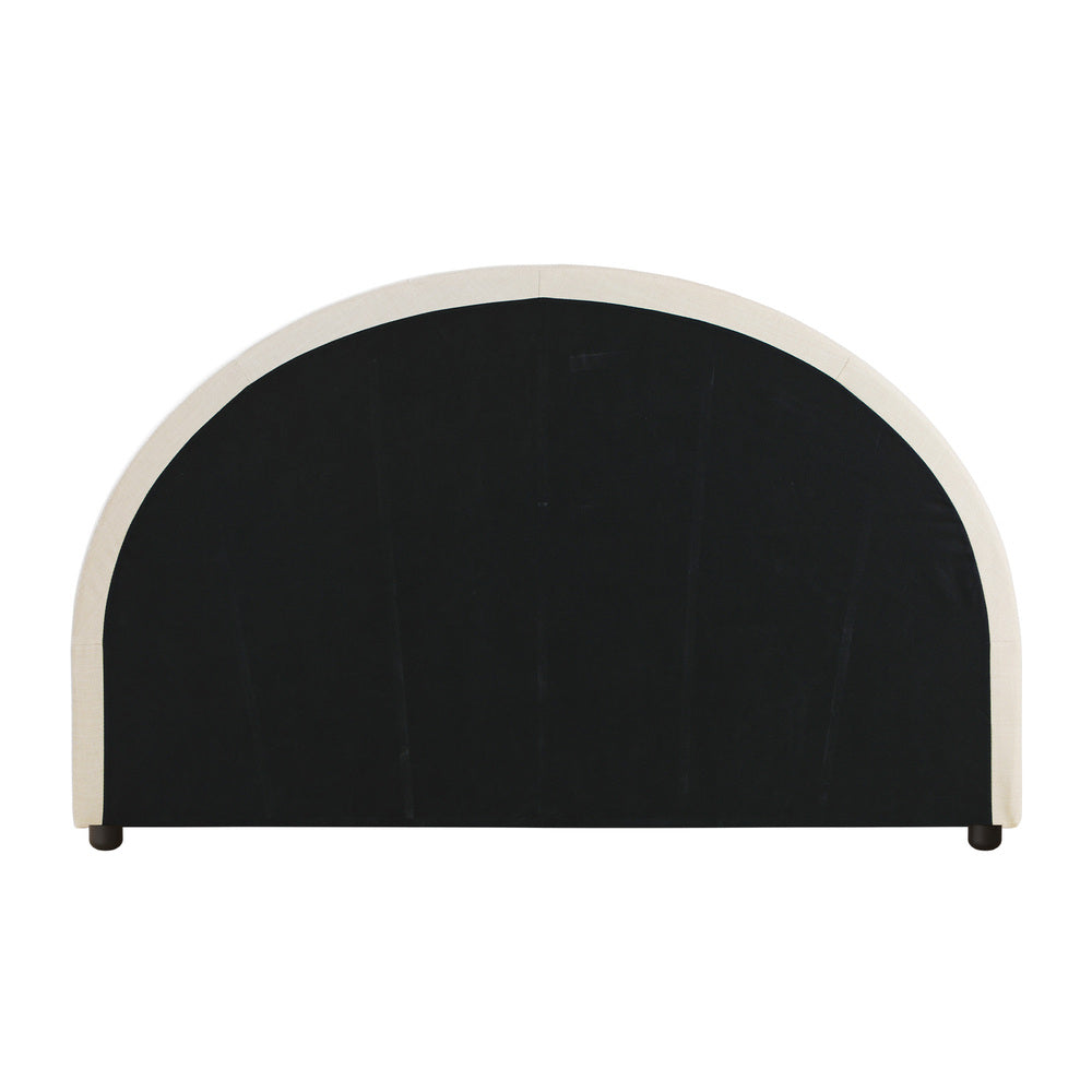 Oikiture Bed Head Double Size Headboard Bedhead Fabric Beige-Headboards-PEROZ Accessories
