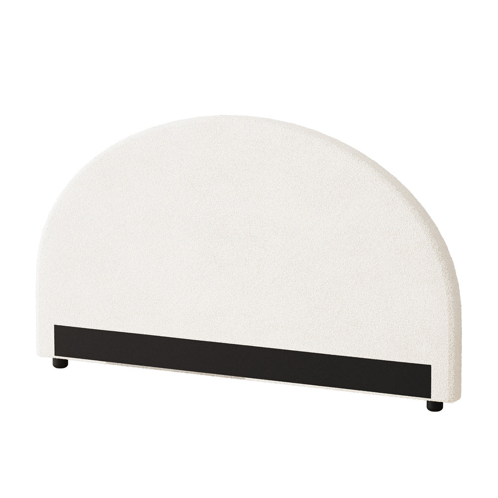Oikiture Bed Head King Size Headboard Bedhead Boucle White-Headboards-PEROZ Accessories