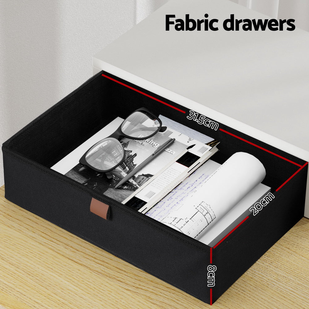 Artiss Standing Desk Desktop Storage Rack Shelf Removable Bookshelf Drawer 120cm-Furniture > Office > Desks-PEROZ Accessories