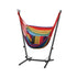 Gardeon Hammock Chair Outdoor Camping Hanging with Stand Rainbow-Home & Garden > Hammocks-PEROZ Accessories
