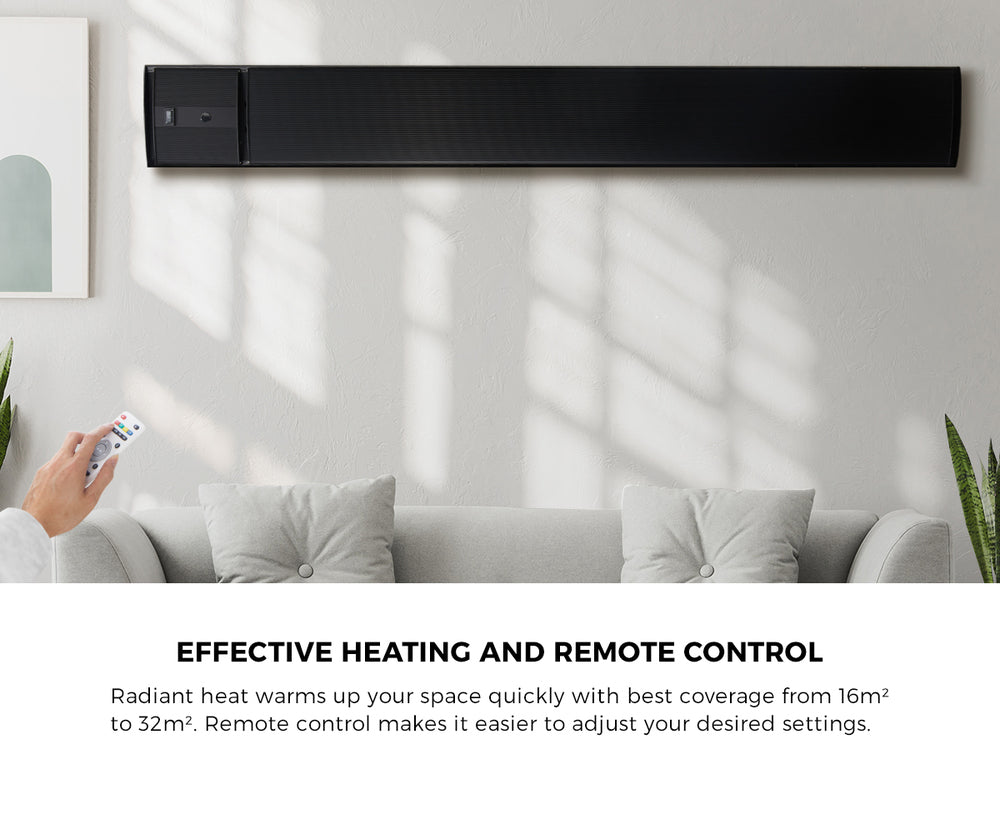 Vevare Strip Heater Radiant Infrared Electric Panel 3200W-Heaters-PEROZ Accessories