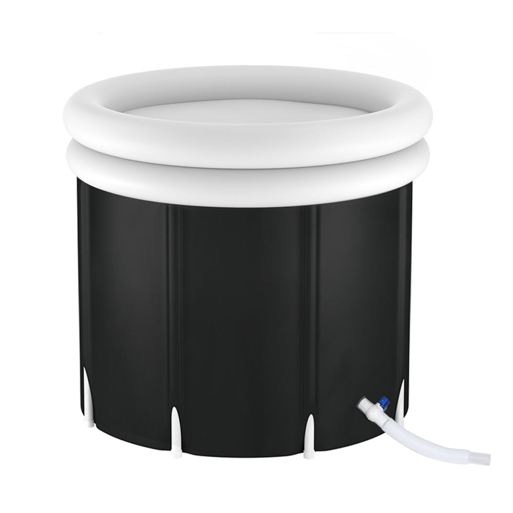 Weisshorn Portable Ice Bath Tub 70X80CM Inflatable Folding Bathtub Spa Massage-Furniture > Bathroom > Bathtubs-PEROZ Accessories