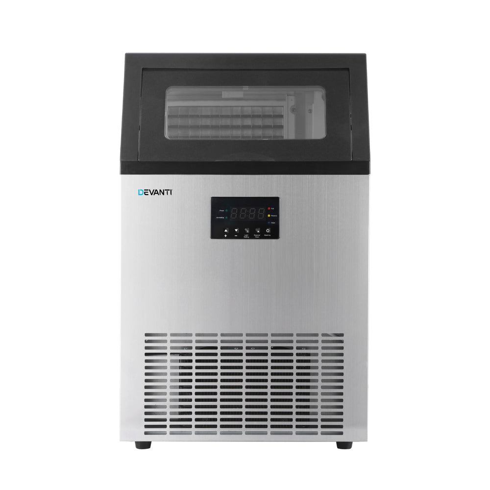 Devanti 60kg Ice Maker Commercial Machine-Appliances > Kitchen Appliances > Ice Makers-PEROZ Accessories