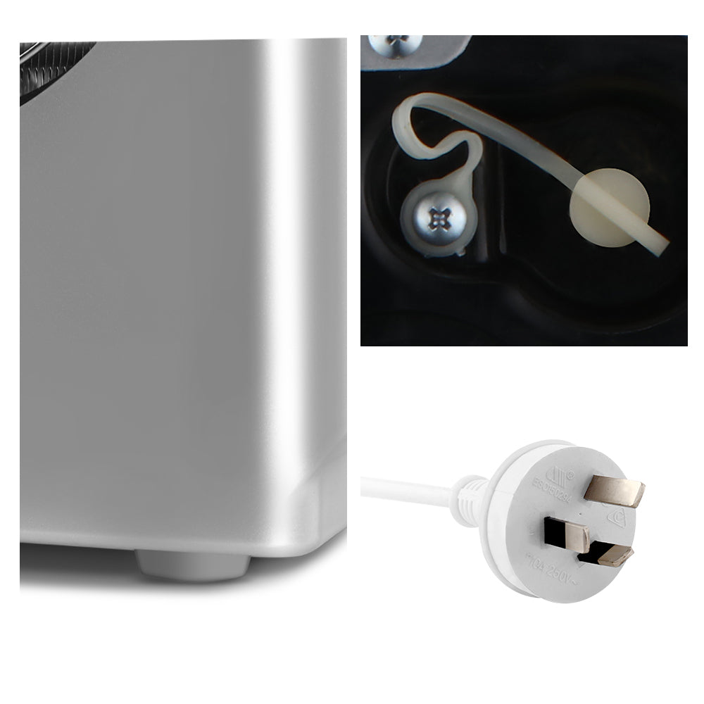 Devanti Portable Ice Cube Maker - Silver-Ice Makers-PEROZ Accessories