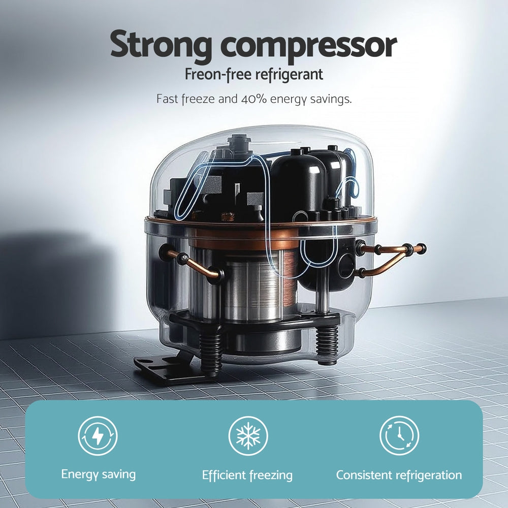 Devanti 12kg Ice Maker Machine w/Self Cleaning Green-Appliances > Kitchen Appliances > Ice Makers-PEROZ Accessories