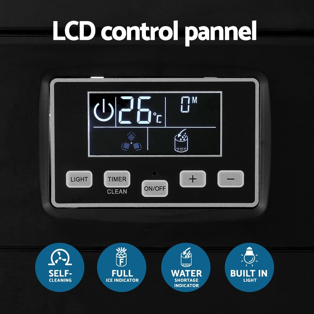 Devanti Commercial Ice Maker Cube Machine 30kg-Appliances > Kitchen Appliances-PEROZ Accessories