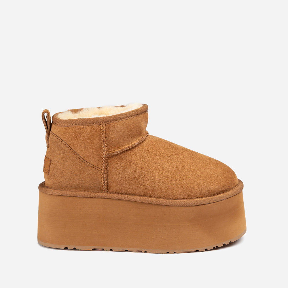 Ugg Classic Platform Ultra Mini Boot (7cm) (Water Resistant)-PEROZ Accessories