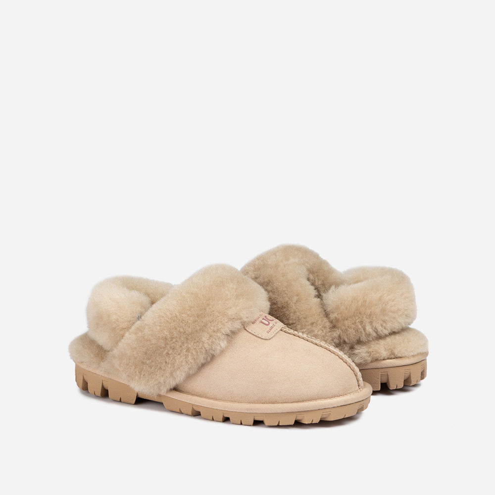 Ugg Coquette Slipper (Elastic Logo & Wool Strap) (Detachable Feature)-PEROZ Accessories