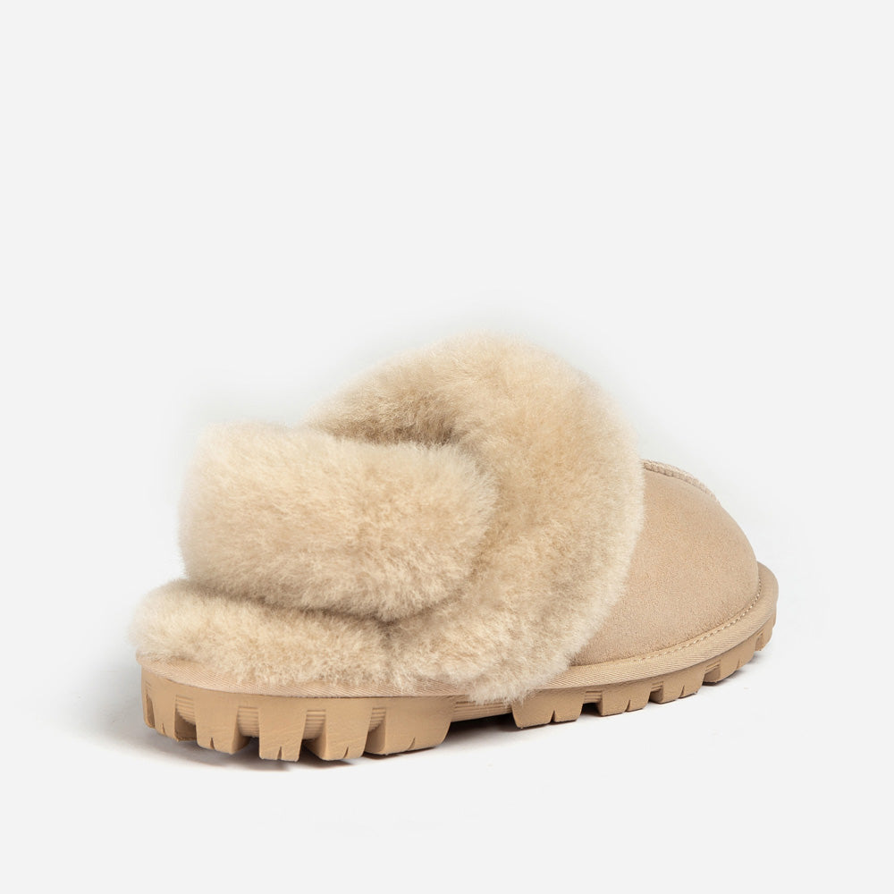 Ugg Coquette Slipper (Elastic Logo & Wool Strap) (Detachable Feature)-PEROZ Accessories