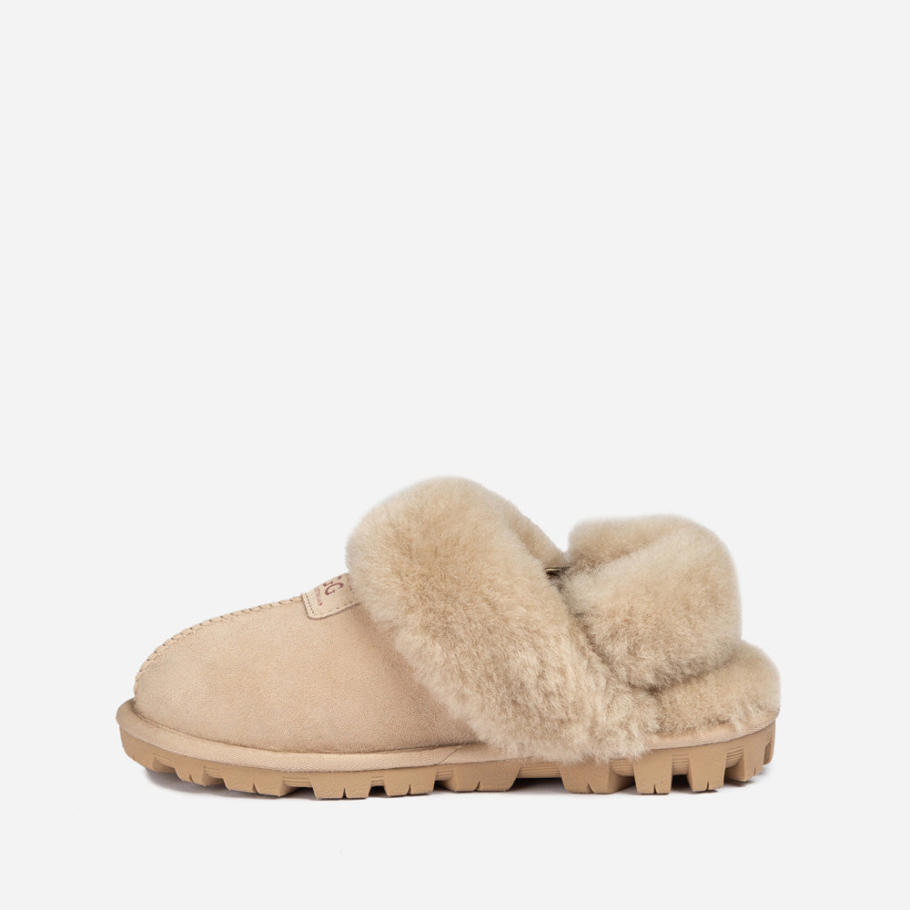 Ugg Coquette Slipper (Elastic Logo & Wool Strap) (Detachable Feature)-PEROZ Accessories