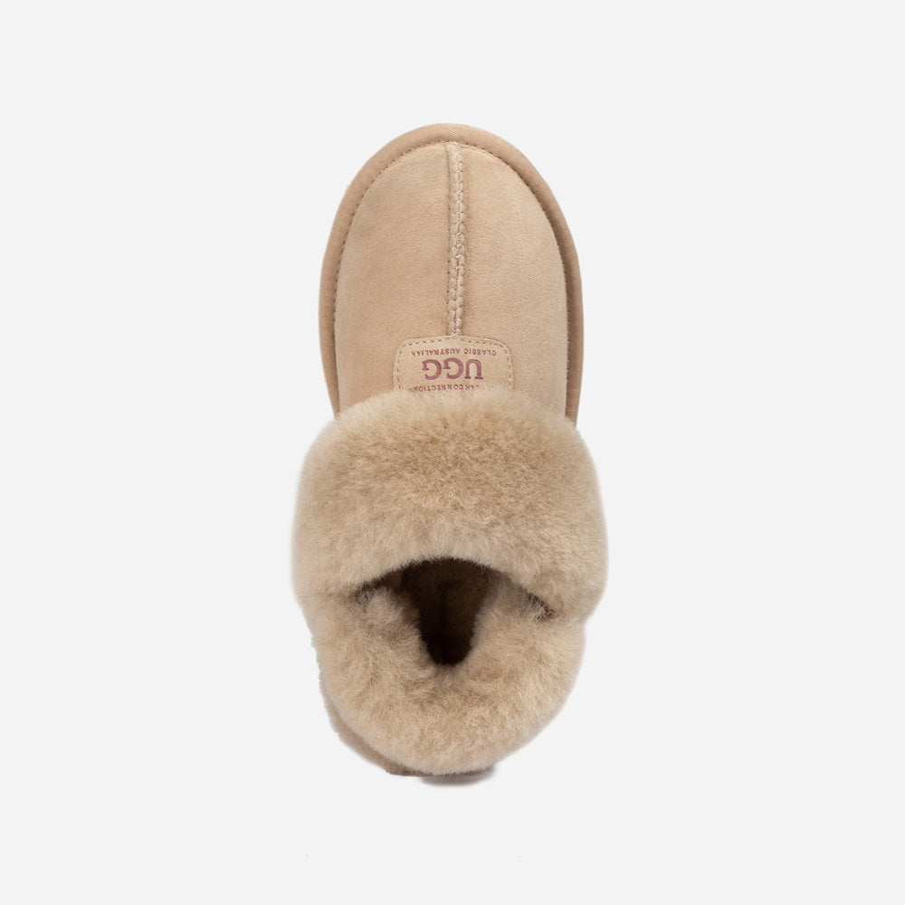 Ugg Coquette Slipper (Elastic Logo & Wool Strap) (Detachable Feature)-PEROZ Accessories