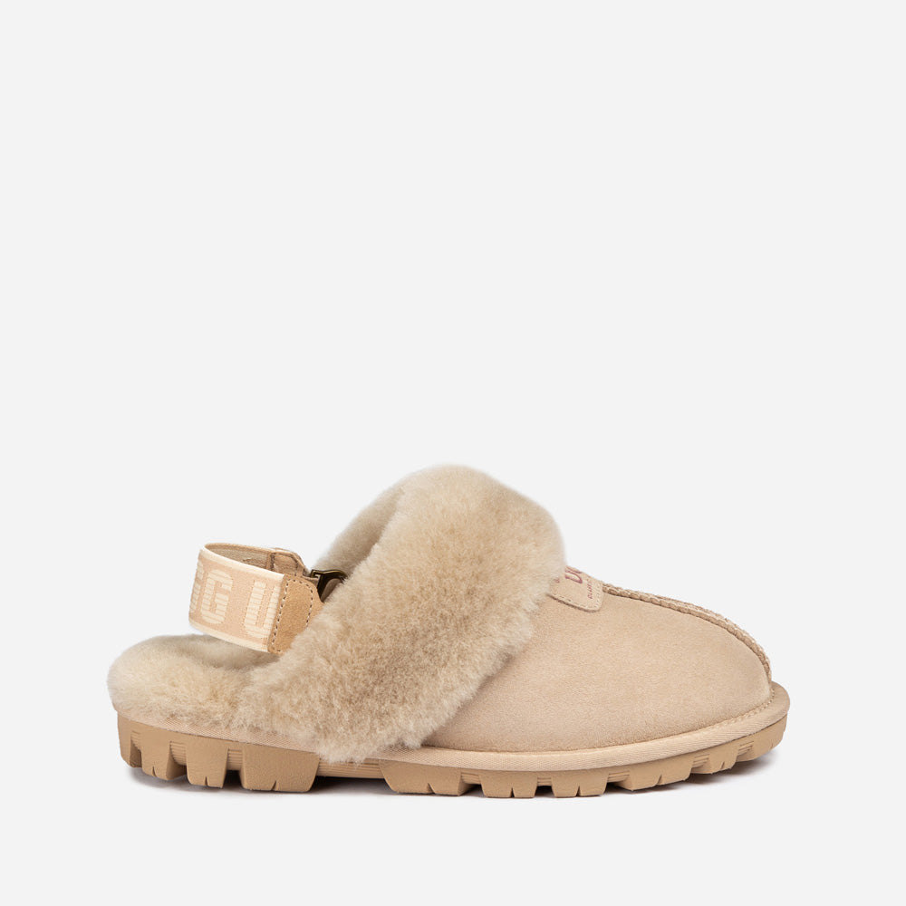 Ugg Coquette Slipper (Elastic Logo & Wool Strap) (Detachable Feature)-PEROZ Accessories