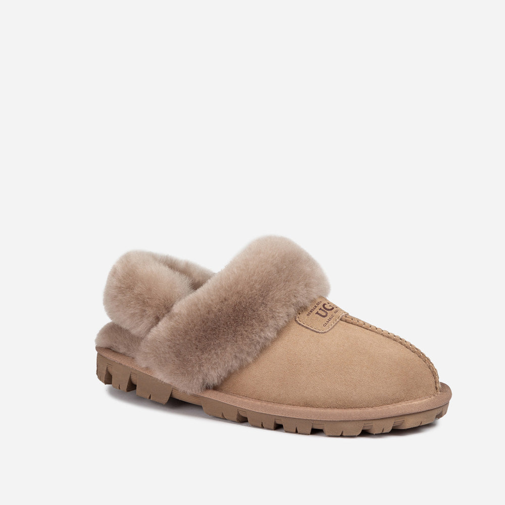Ugg Coquette Slipper (Elastic Logo & Wool Strap) (Detachable Feature)-PEROZ Accessories