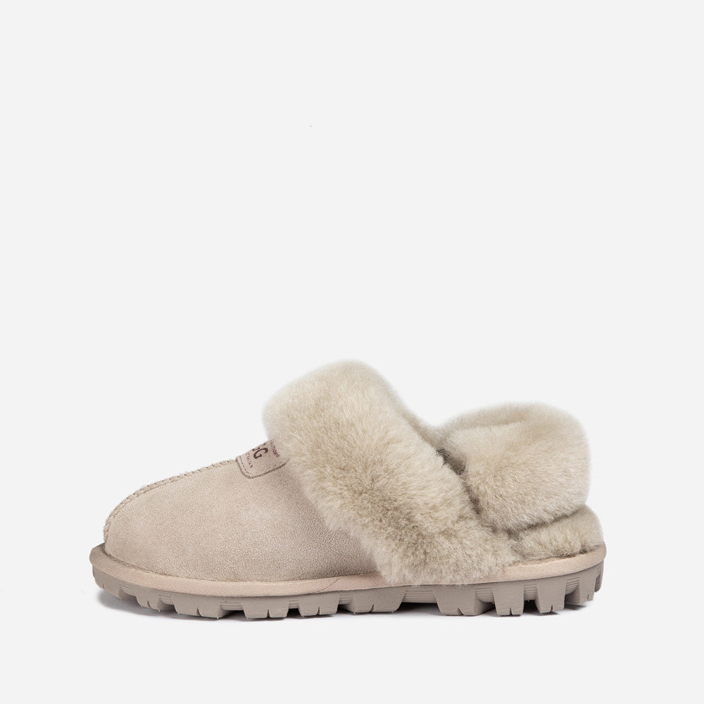 Ugg Coquette Slipper (Elastic Logo & Wool Strap) (Detachable Feature)-PEROZ Accessories