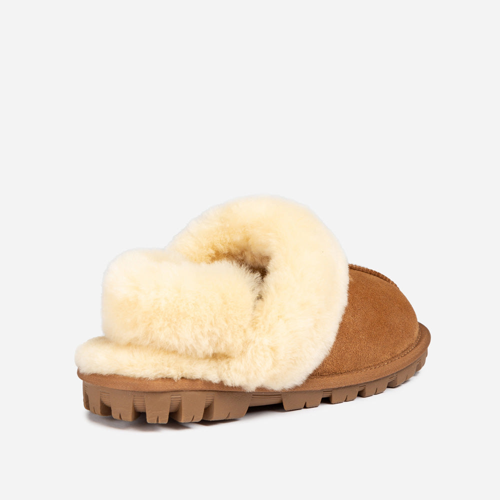 Ugg Coquette Slipper (Elastic Logo & Wool Strap) (Detachable Feature)-PEROZ Accessories