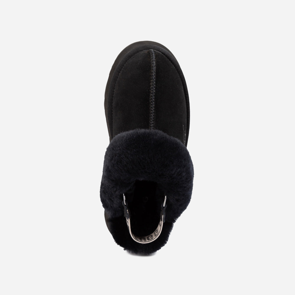 Ugg Platform Slipper (Elastic Logo & Wool Strap) 4.5cm (Detachable Feature)(Water Resistant)-LADIES UGG-PEROZ Accessories