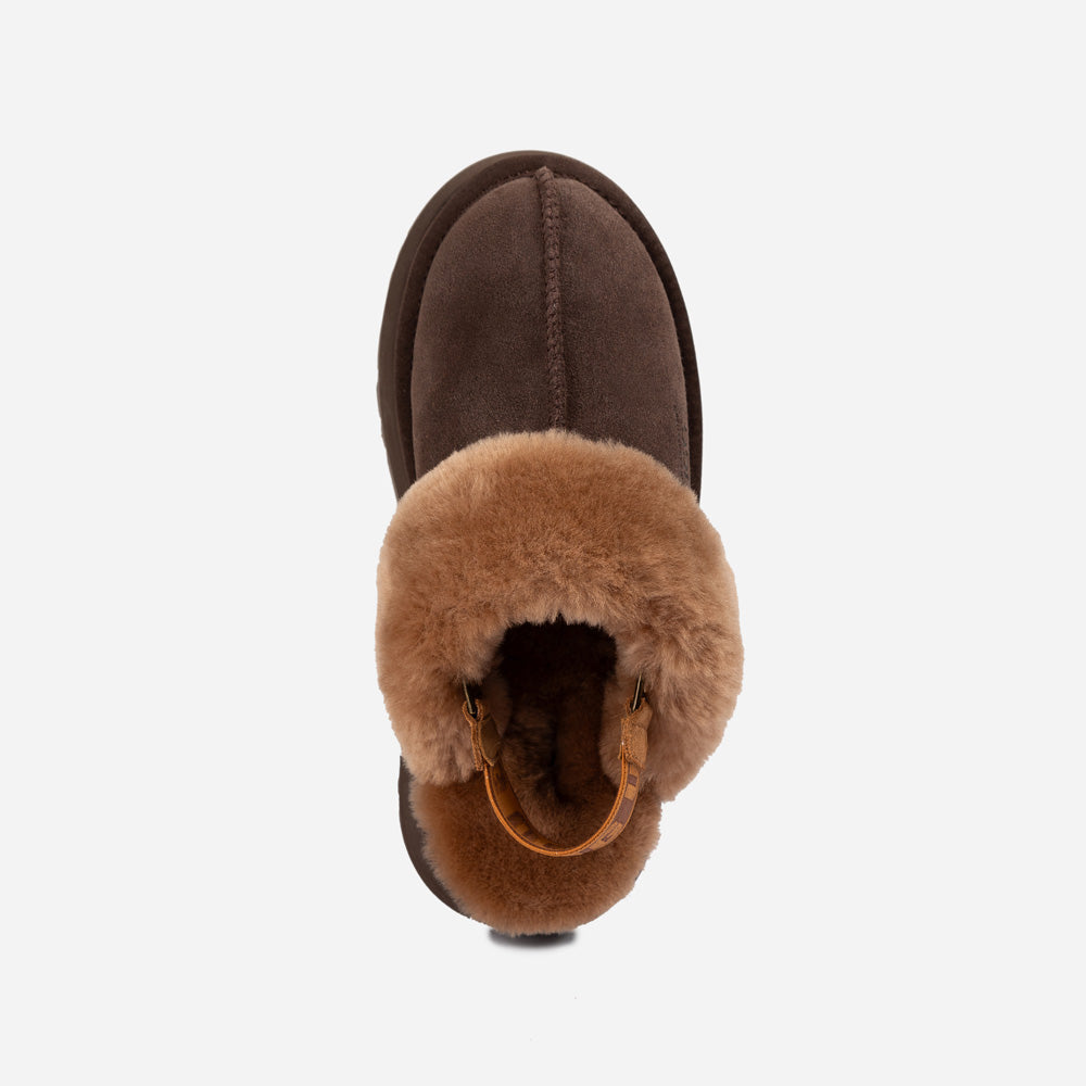 Ugg High Platform Slipper (Elastic Backstrap) (5cm)-LADIES UGG-PEROZ Accessories