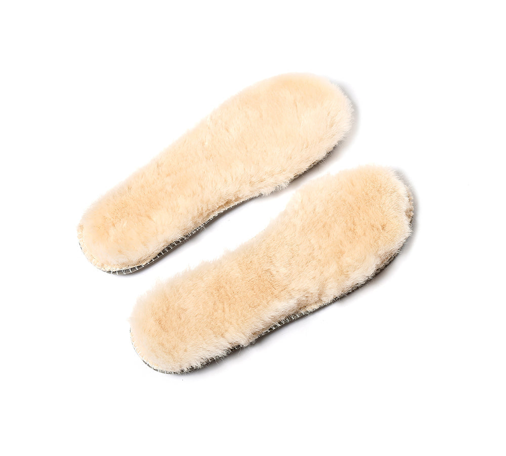 EVERAU UGG Boots Slippers Insole Sheepskin Wool Insert