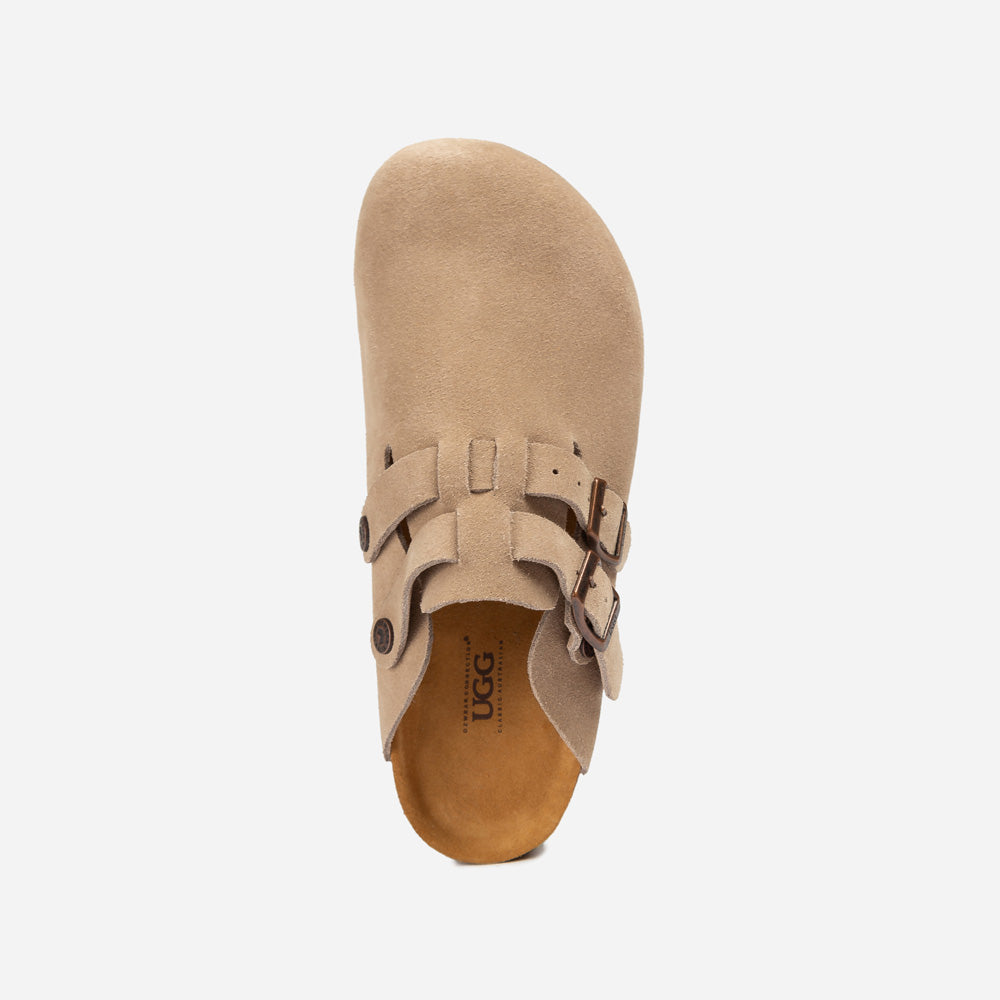 Ugg Aussie Soft Footbed Unisex Slipper (Buckle Straps)-PEROZ Accessories