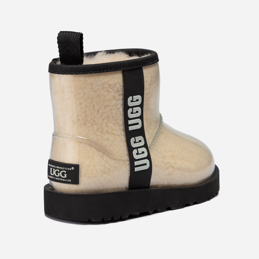 Ugg Classic Kids Clear Boots (Waterproof) (Glow in The Dark)-KIDS UGG-PEROZ Accessories