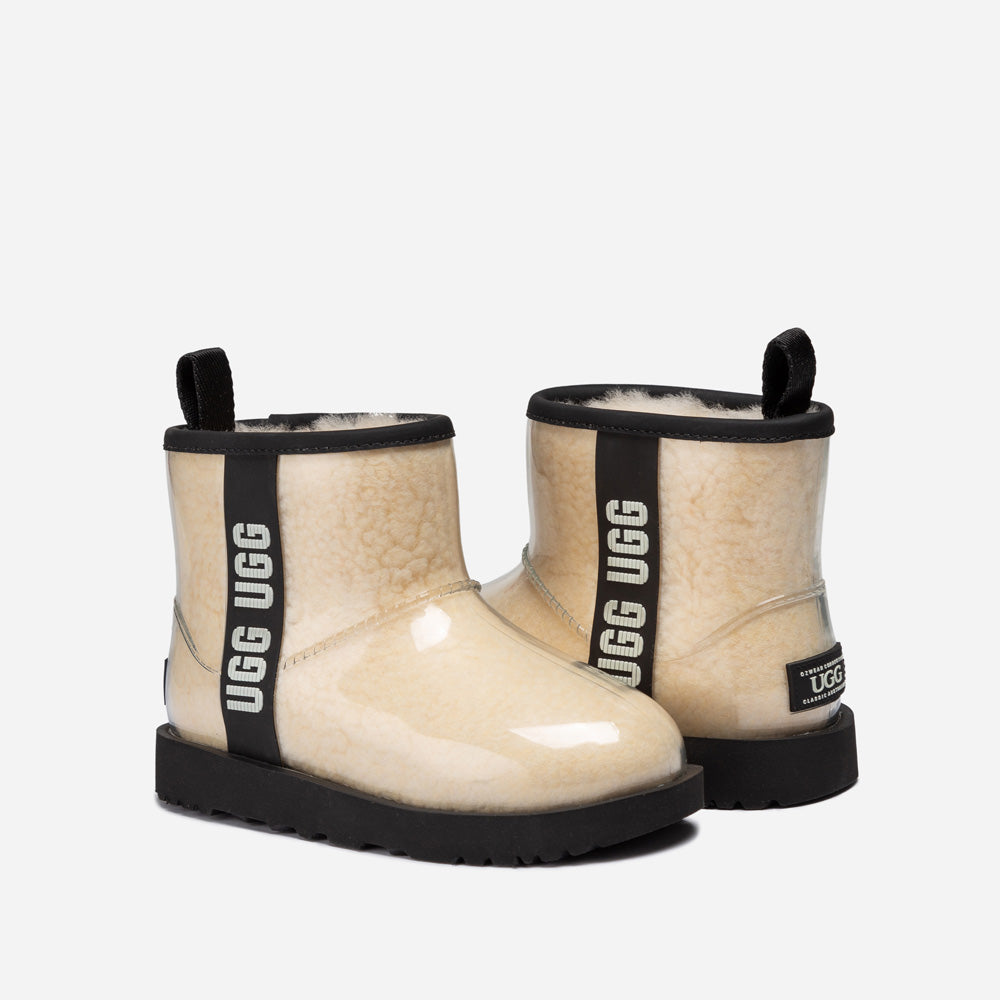 Ugg Classic Kids Clear Boots (Waterproof) (Glow in The Dark)-KIDS UGG-PEROZ Accessories