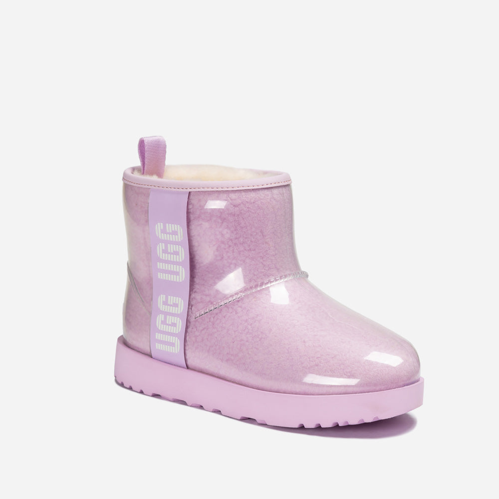 Ugg Classic Kids Clear Boots (Waterproof) (Glow in The Dark)-KIDS UGG-PEROZ Accessories
