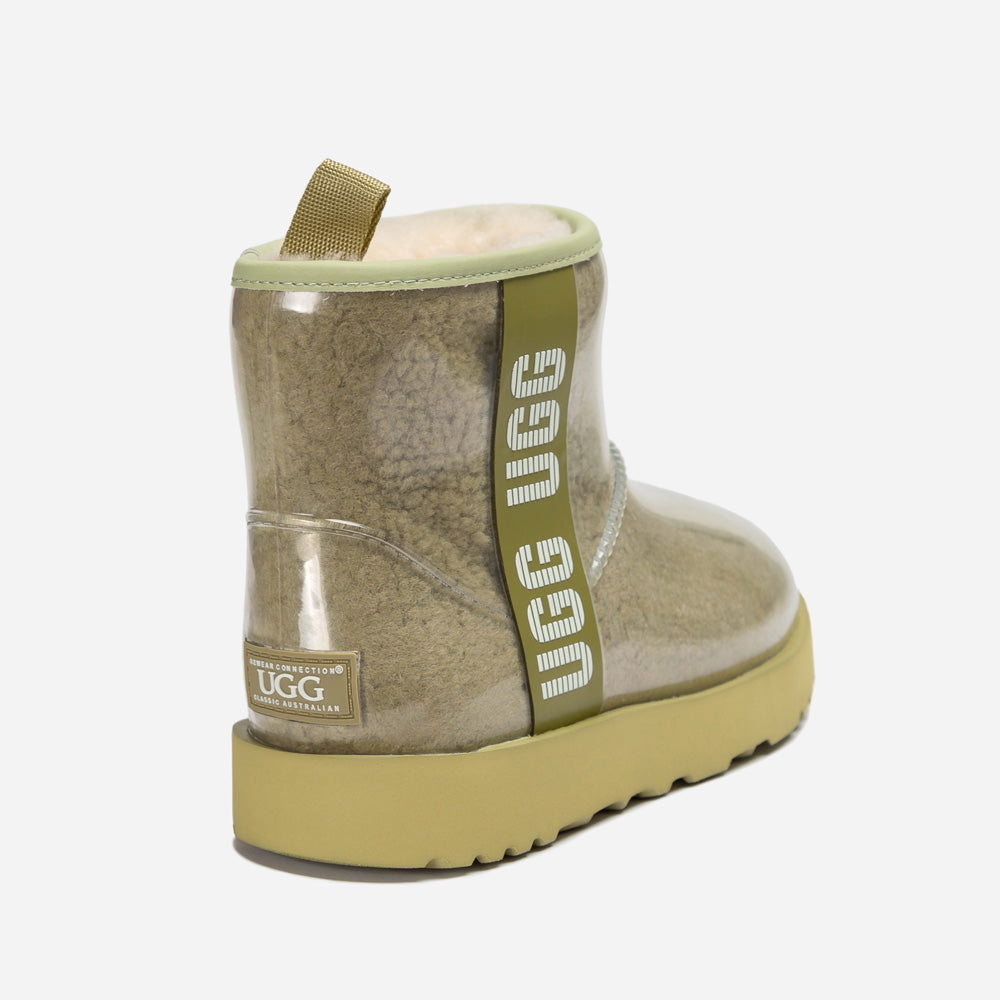 Ugg Classic Kids Clear Boots (Waterproof) (Glow in The Dark)-KIDS UGG-PEROZ Accessories