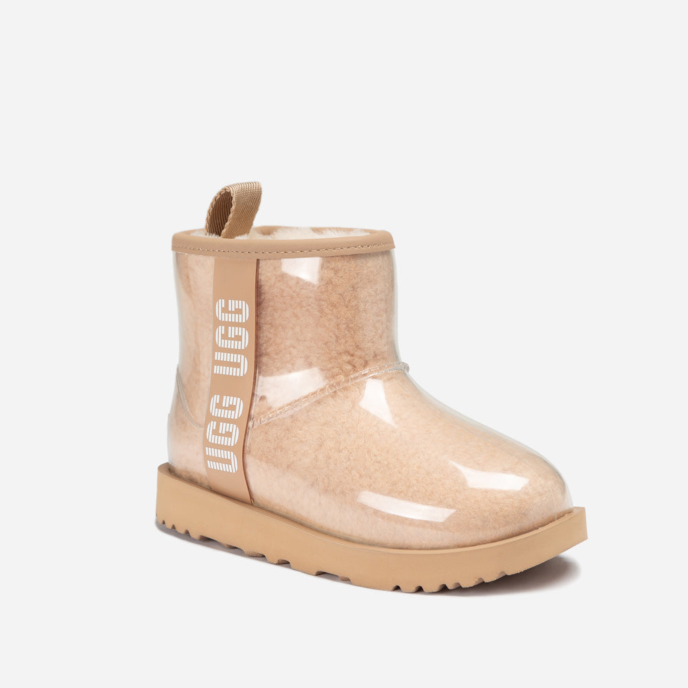 Ugg Classic Kids Clear Boots (Waterproof) (Glow in The Dark)-KIDS UGG-PEROZ Accessories