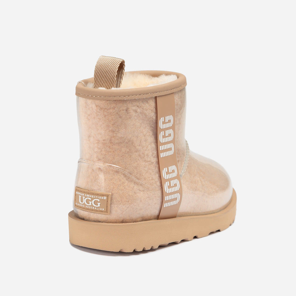 Ugg Classic Kids Clear Boots (Waterproof) (Glow in The Dark)-KIDS UGG-PEROZ Accessories