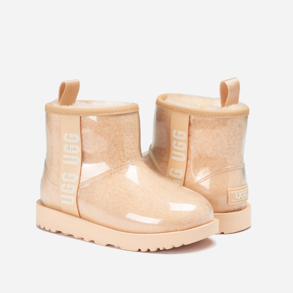 Ugg Classic Kids Clear Boots (Waterproof) (Glow in The Dark)-KIDS UGG-PEROZ Accessories