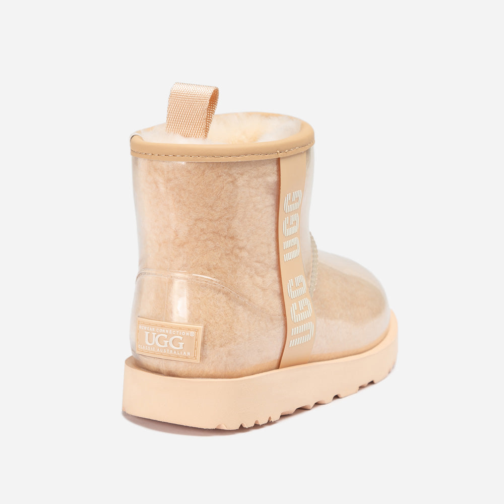 Ugg Classic Kids Clear Boots (Waterproof) (Glow in The Dark)-KIDS UGG-PEROZ Accessories