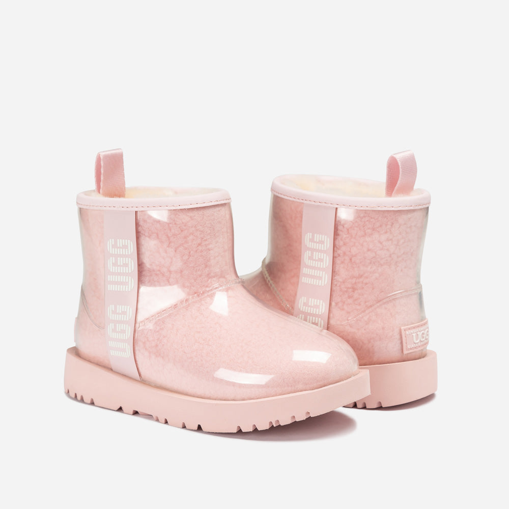 Ugg Classic Kids Clear Boots (Waterproof) (Glow in The Dark)-KIDS UGG-PEROZ Accessories