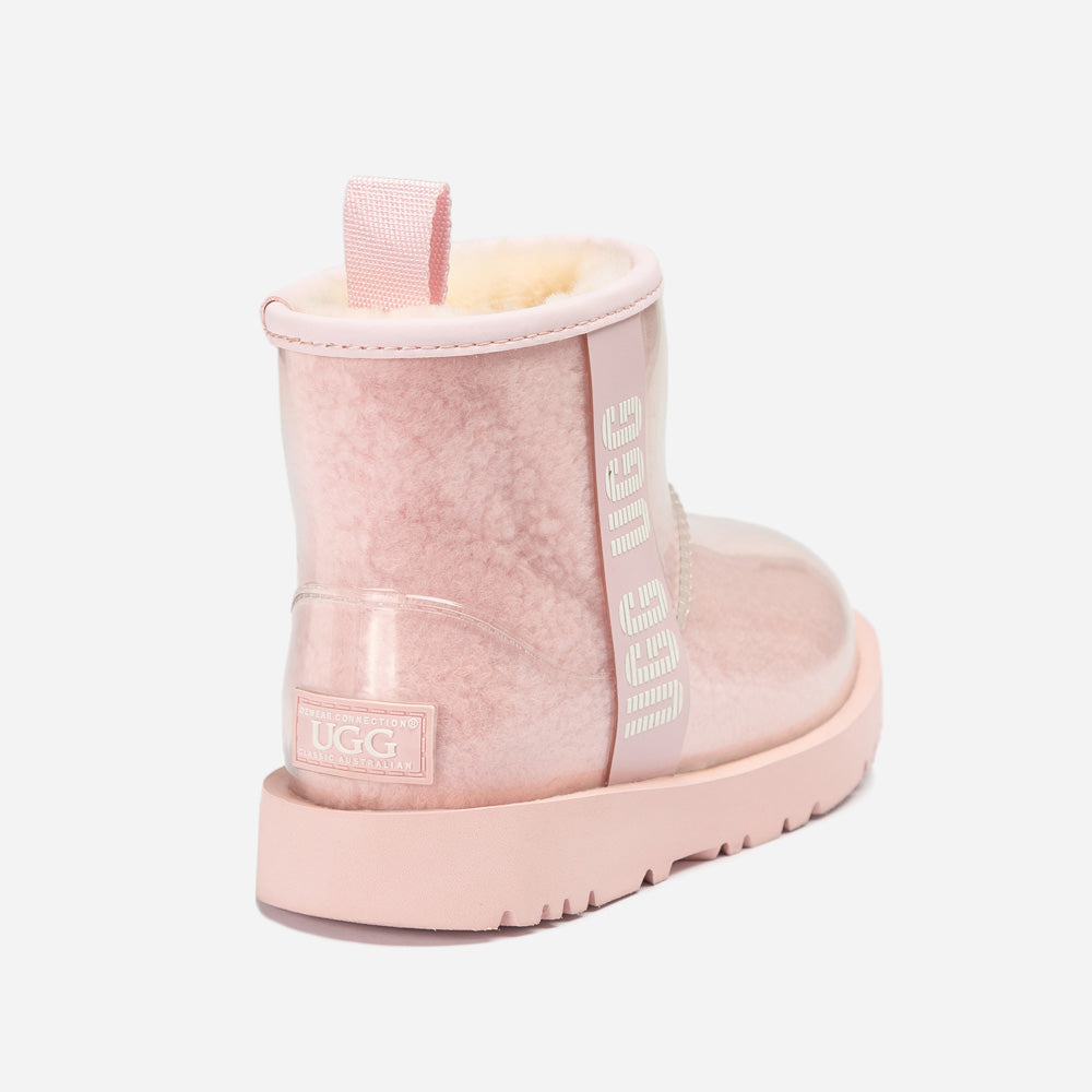Ugg Classic Kids Clear Boots (Waterproof) (Glow in The Dark)-KIDS UGG-PEROZ Accessories