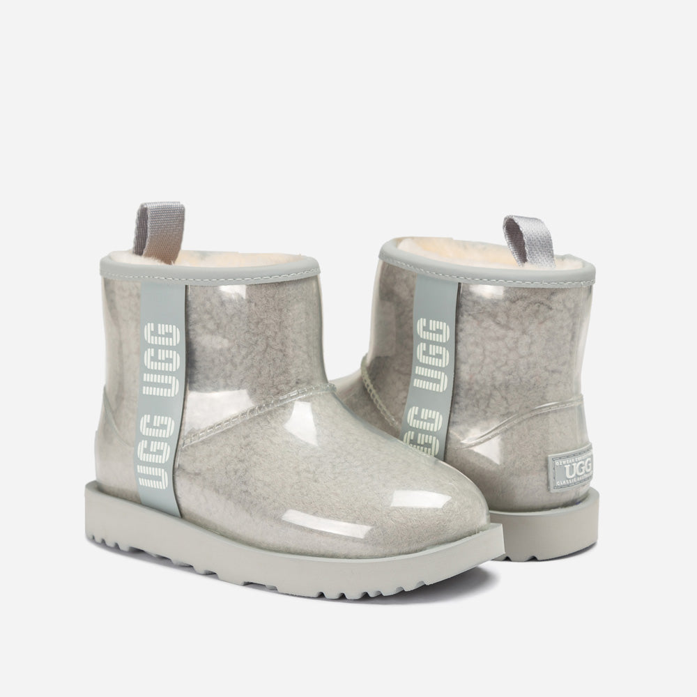 Ugg Classic Kids Clear Boots (Waterproof) (Glow in The Dark)-KIDS UGG-PEROZ Accessories