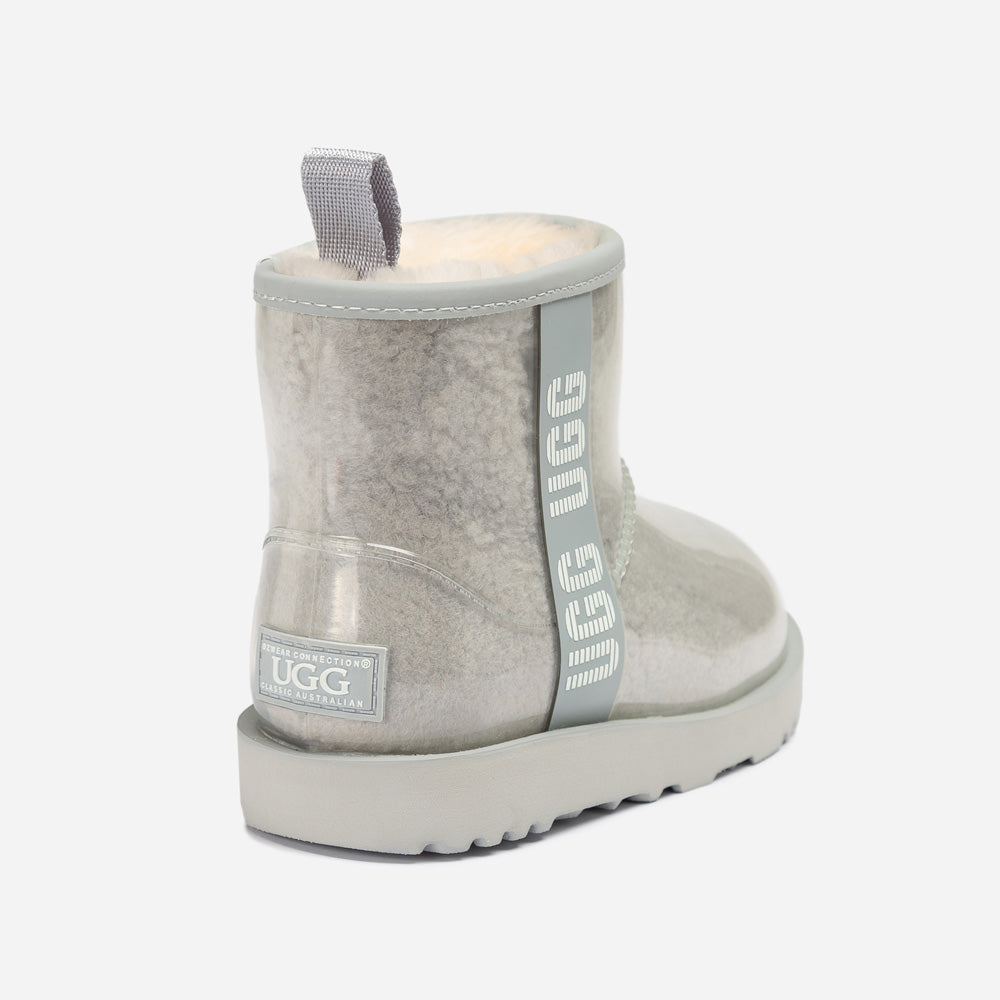 Ugg Classic Kids Clear Boots (Waterproof) (Glow in The Dark)-KIDS UGG-PEROZ Accessories