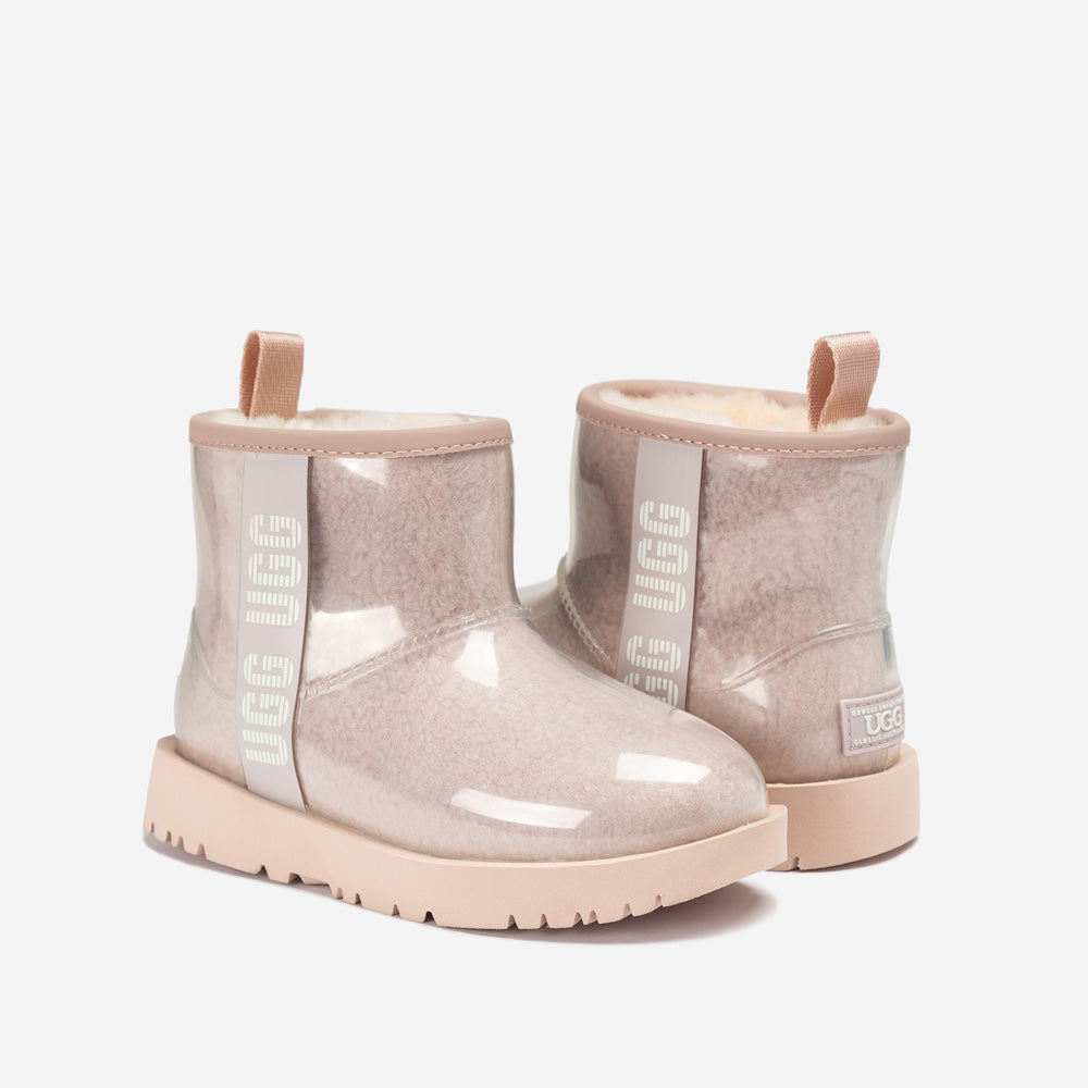 Ugg Classic Kids Clear Boots (Waterproof) (Glow in The Dark)-KIDS UGG-PEROZ Accessories