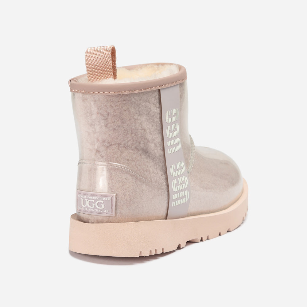 Ugg Classic Kids Clear Boots (Waterproof) (Glow in The Dark)-KIDS UGG-PEROZ Accessories