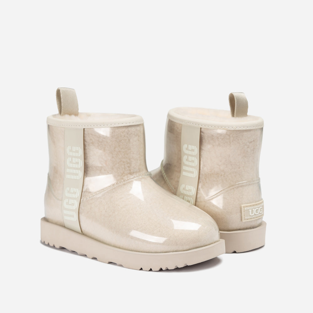 Ugg Classic Kids Clear Boots (Waterproof) (Glow in The Dark)-KIDS UGG-PEROZ Accessories