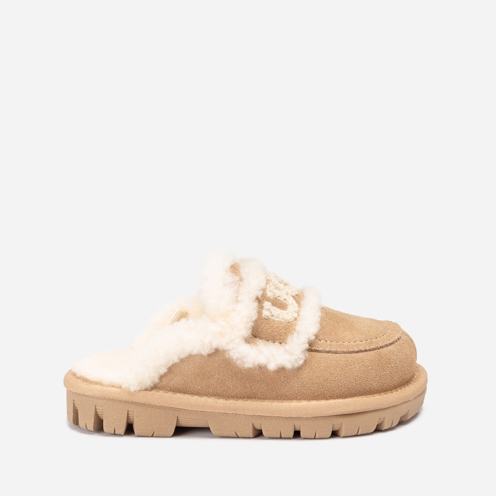 Ugg Kids Violet Shearling Slipper (Detachable Feature)-KIDS UGG-PEROZ Accessories