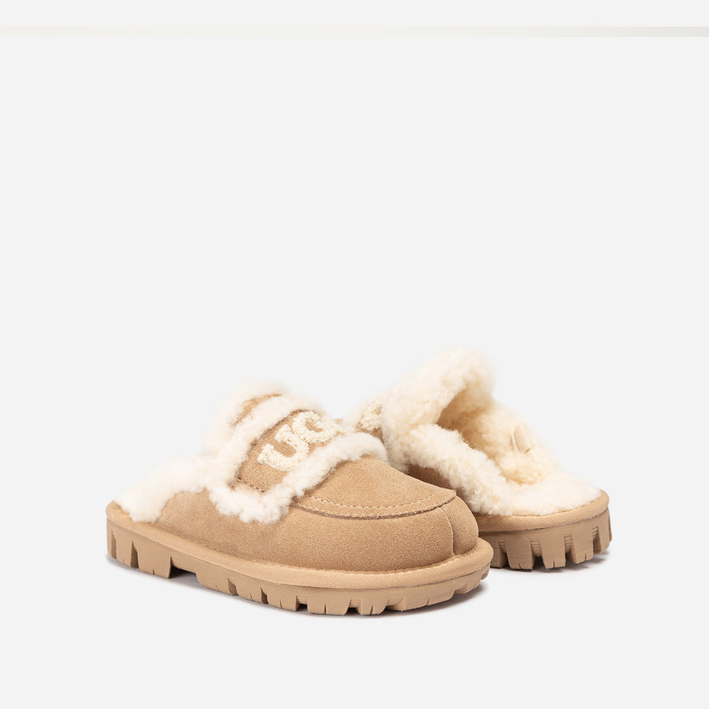 Ugg Kids Violet Shearling Slipper (Detachable Feature)-KIDS UGG-PEROZ Accessories