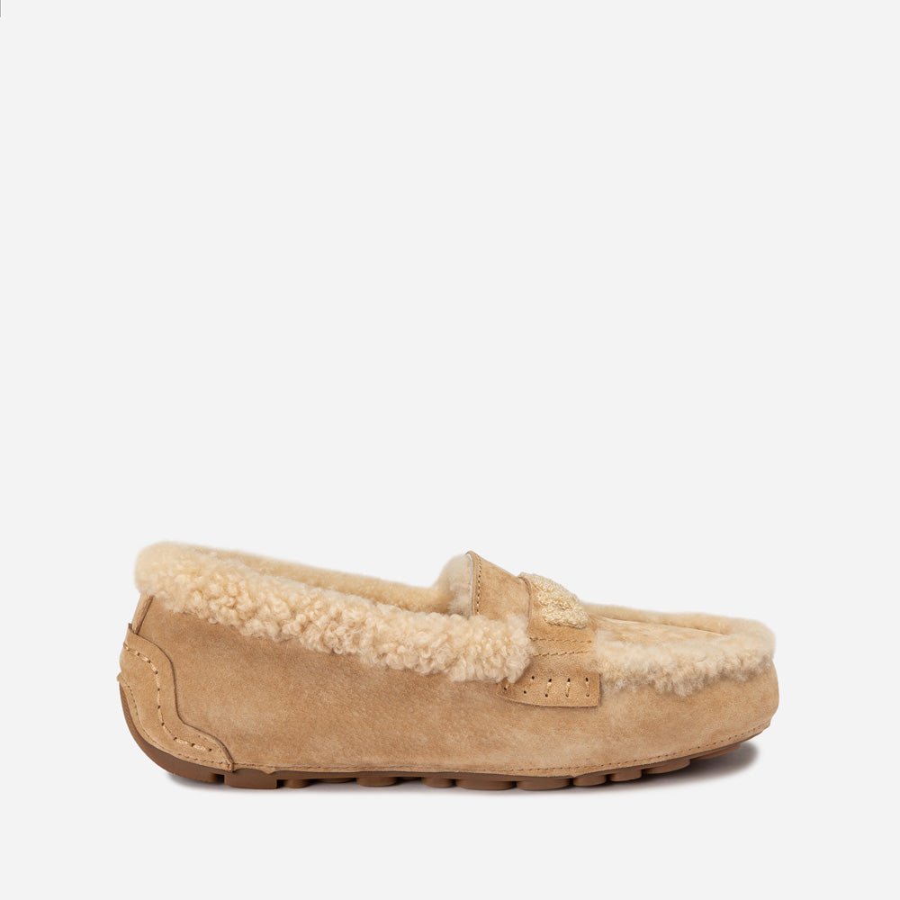 Violet Shearling Moccasin-PEROZ Accessories