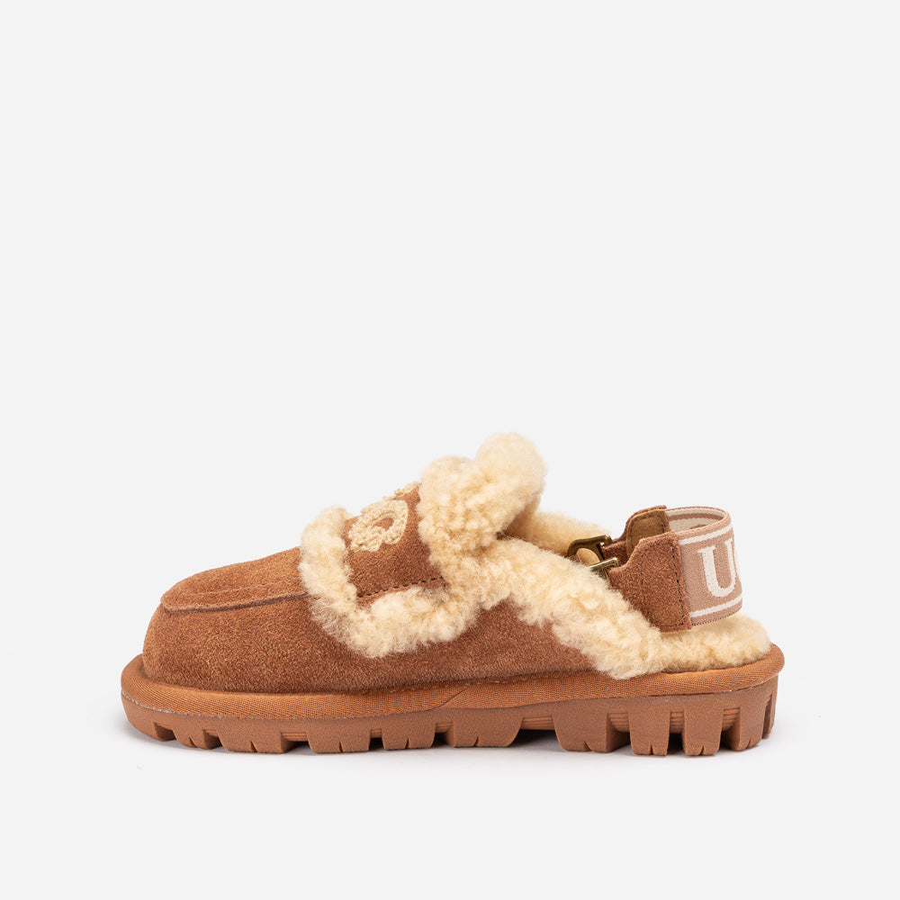 Ugg Kids Violet Shearling Slipper (Detachable Feature)-KIDS UGG-PEROZ Accessories