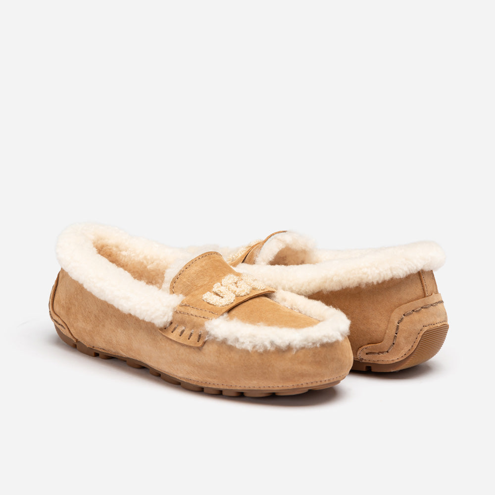 Violet Shearling Moccasin-PEROZ Accessories