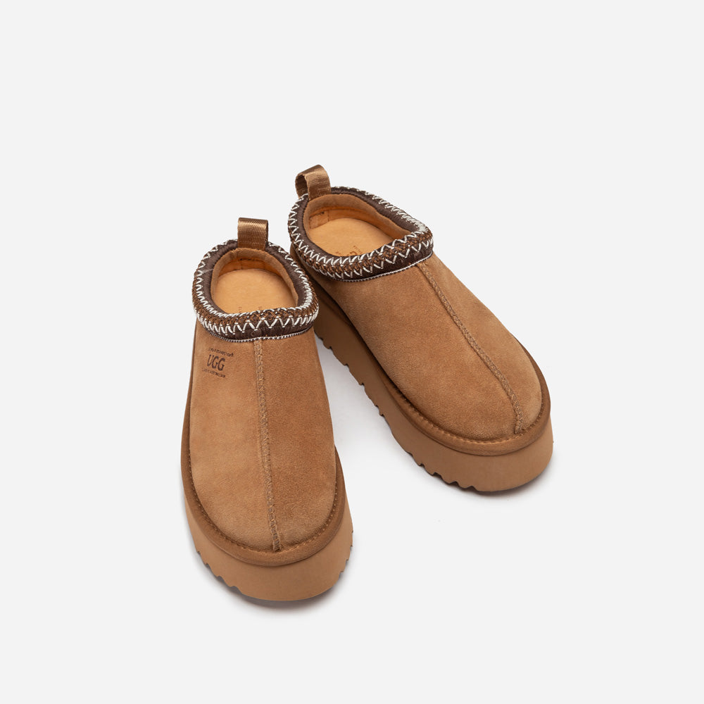 Ugg Sydney Spring Platform Slipper (Water Resistant) (Detachable Wool Insole)-Women Slippers-PEROZ Accessories