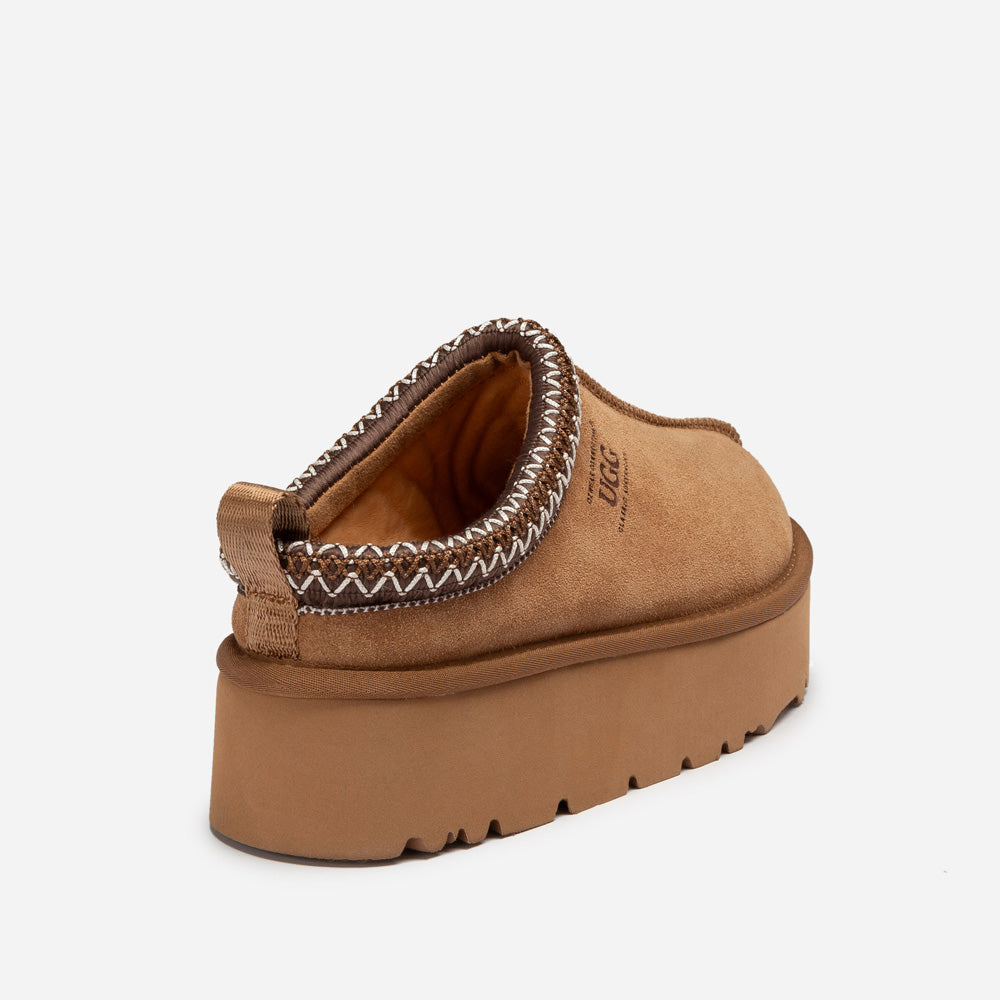 Ugg Sydney Spring Platform Slipper (Water Resistant) (Detachable Wool Insole)-Women Slippers-PEROZ Accessories