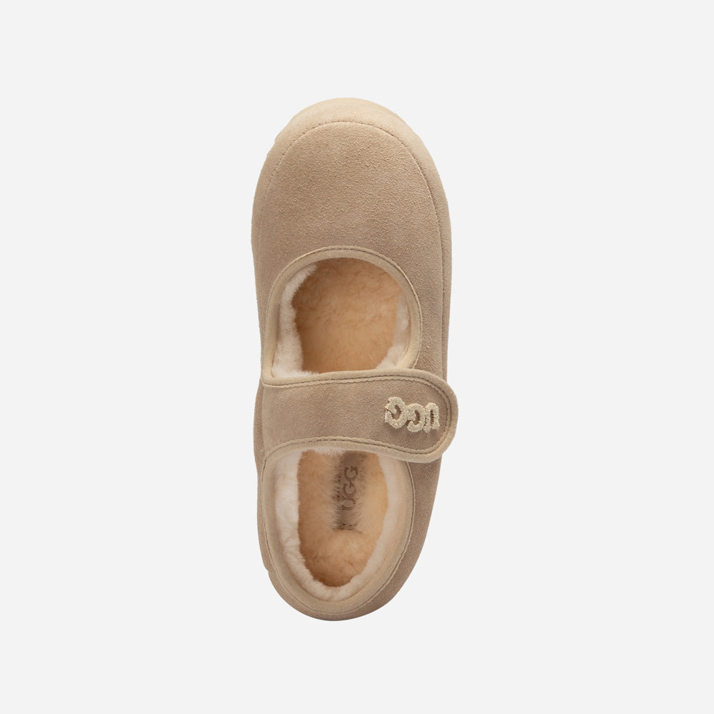 Ugg Mary Jane Emb Logo-Women Moccasins Loafers-PEROZ Accessories