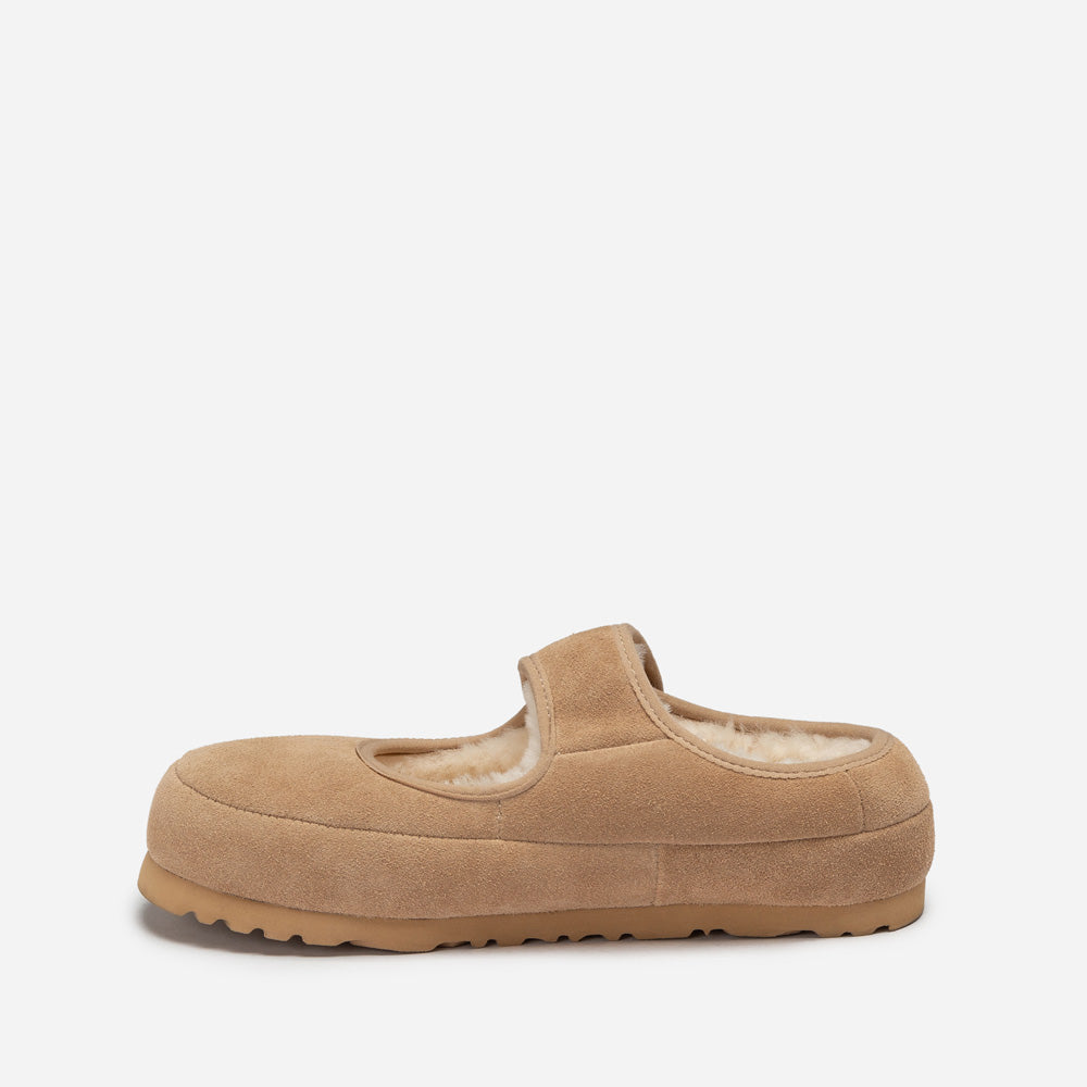 Ugg Mary Jane Emb Logo-Women Moccasins Loafers-PEROZ Accessories