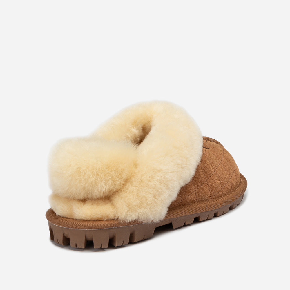 Ugg Coquette Matelasse Emb Logo Slipper( Detachable Feature)-Women Slippers-PEROZ Accessories