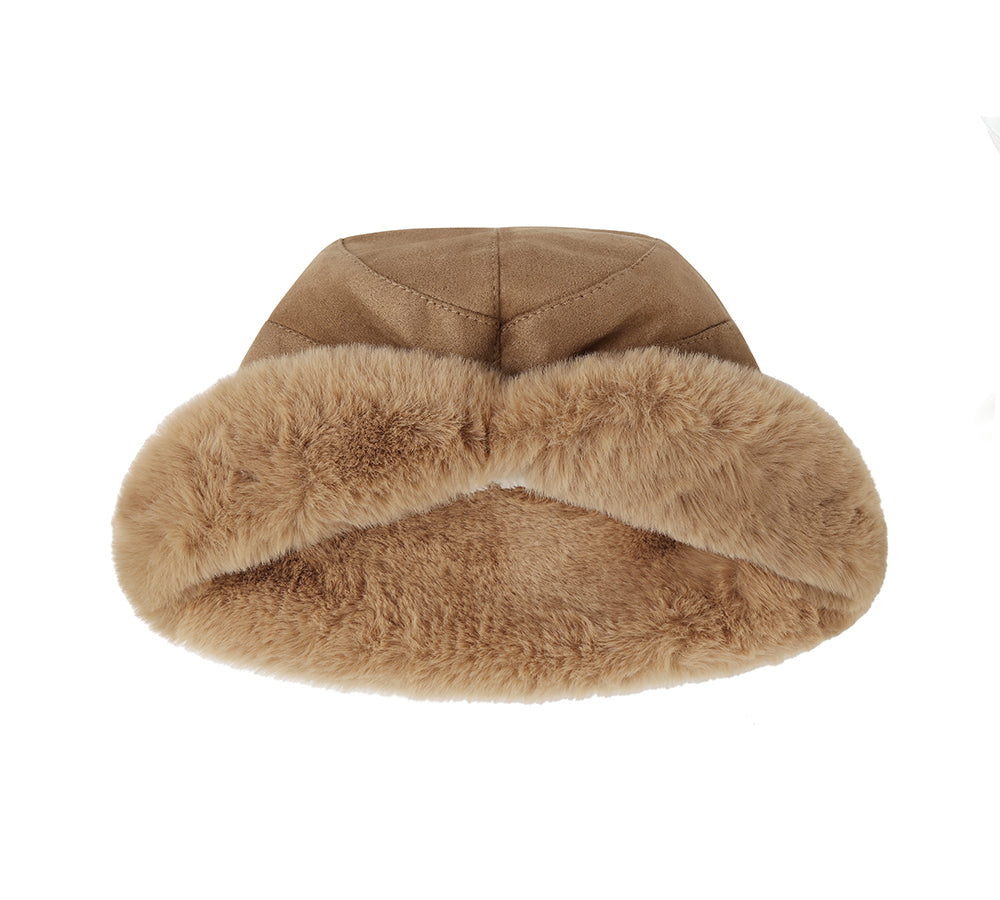 EVERAU Fluffy Warm Bucket Hat