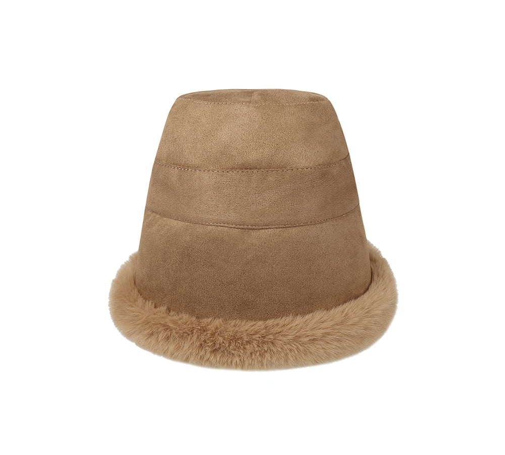EVERAU Fluffy Warm Bucket Hat